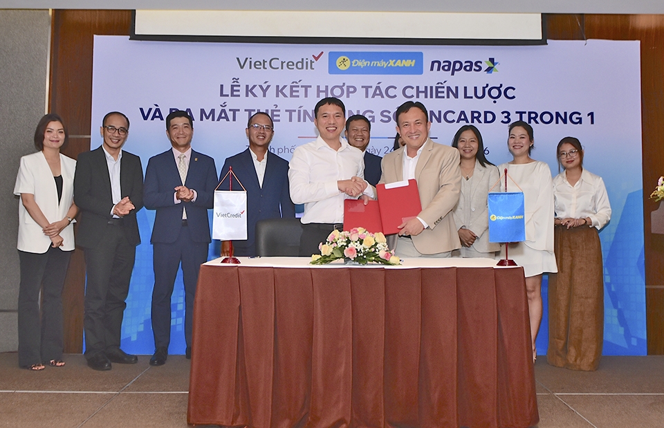 Dien May Xanh x VietCredit: Noi Rong Tra Cham Len Den 100 Trieu Dong Cho Khach Hang